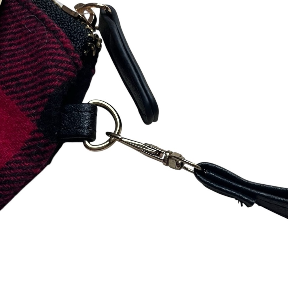 L.I.B New York Buffalo Plaid Clutch - Picture 2 of 8